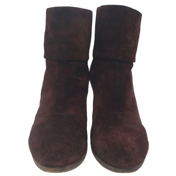 Rag & Bone Classic Newbury chocolate brown Suede Ankle Boots SZ 7 - Picture 9 of 11